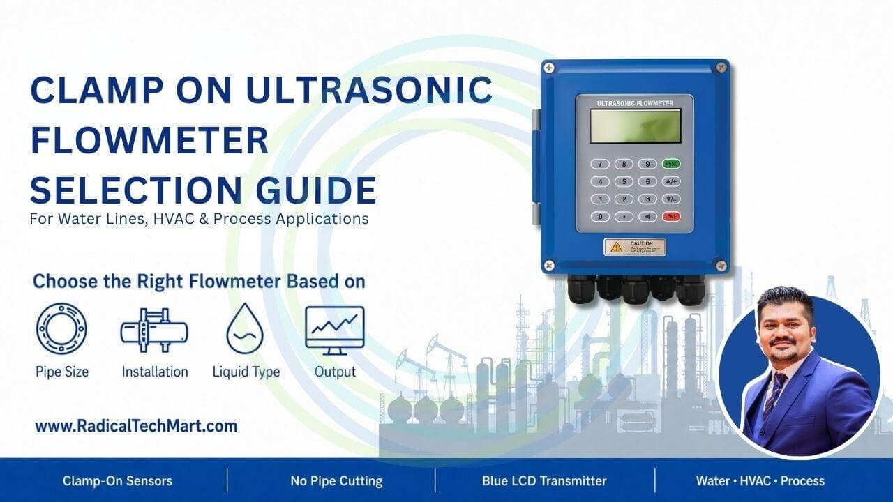 Clamp On Ultrasonic Flowmeter | Industrial Selection Guide